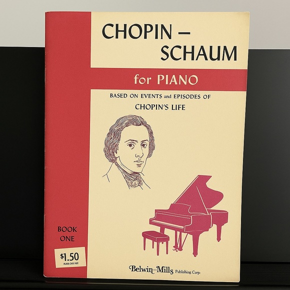 Chopin-Schaum Other - “Vintage 1947 Chopin Schaum Piano Book One – Belwin Mills Sheet Music”